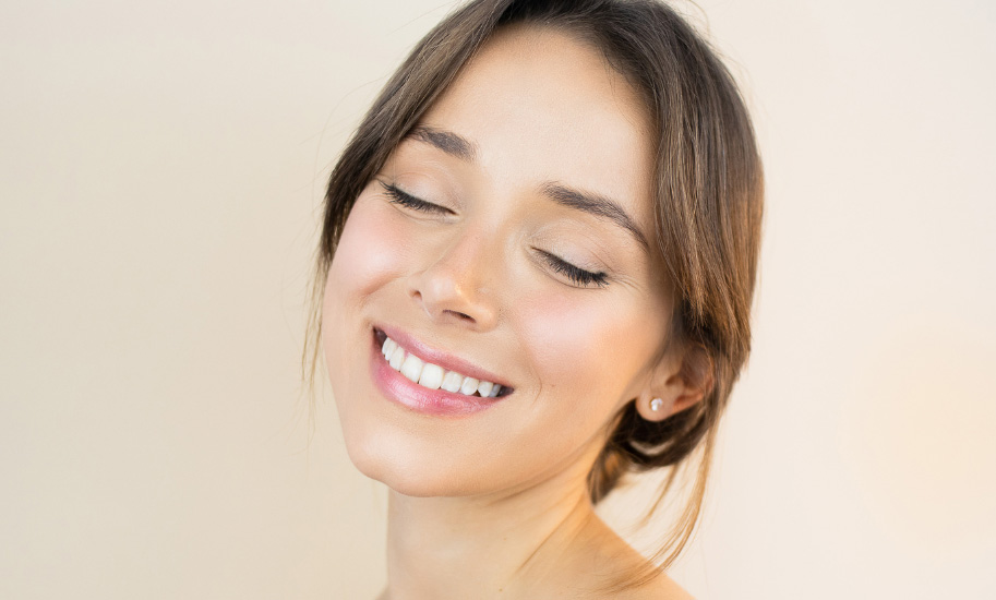 Woman Having Healthy Teeth